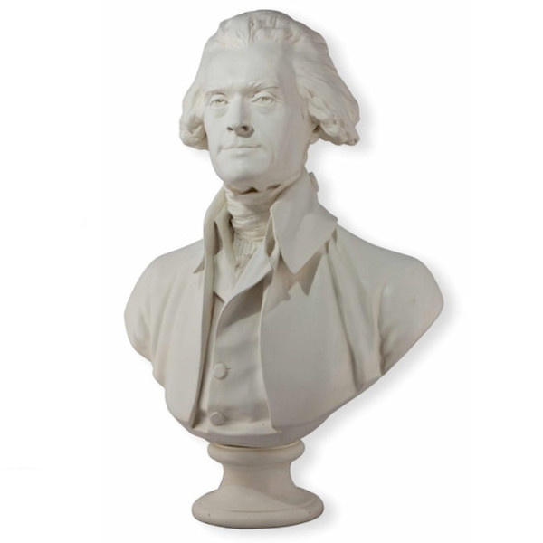 Thomas Jefferson Bust sculpted portrait statue